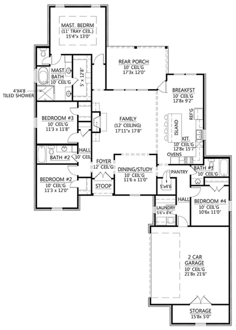 House Plan House Plan #18460 Drawing 1