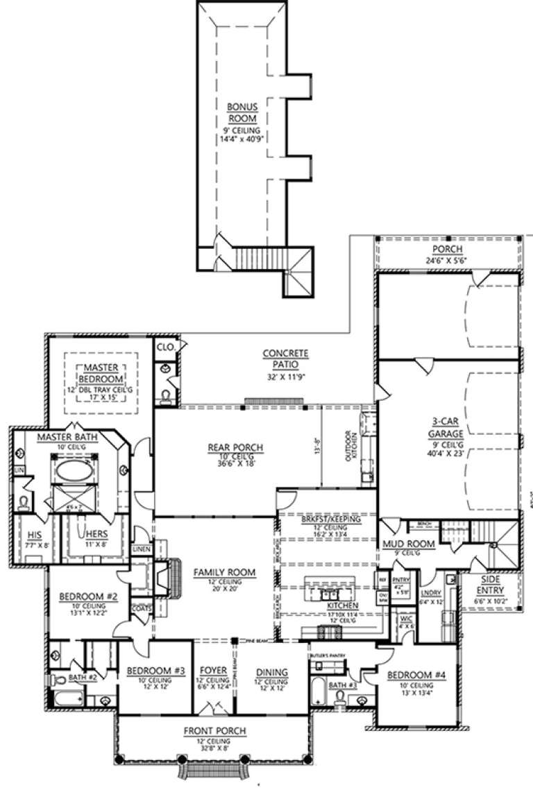 House Plan House Plan #18462 Drawing 1