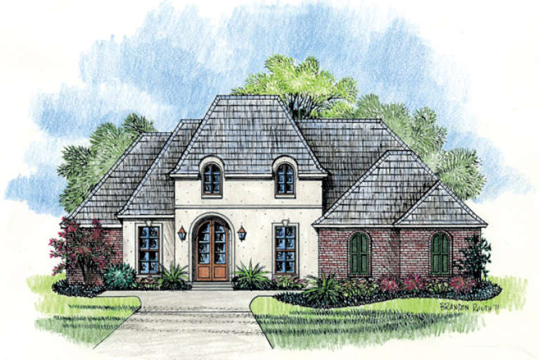 House Plan House Plan #18464 Front Elevation