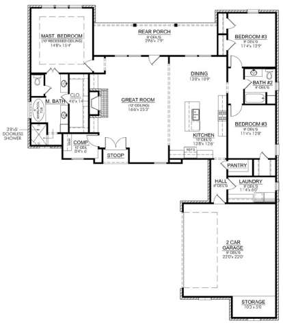 House Plan House Plan #18464 Drawing 1