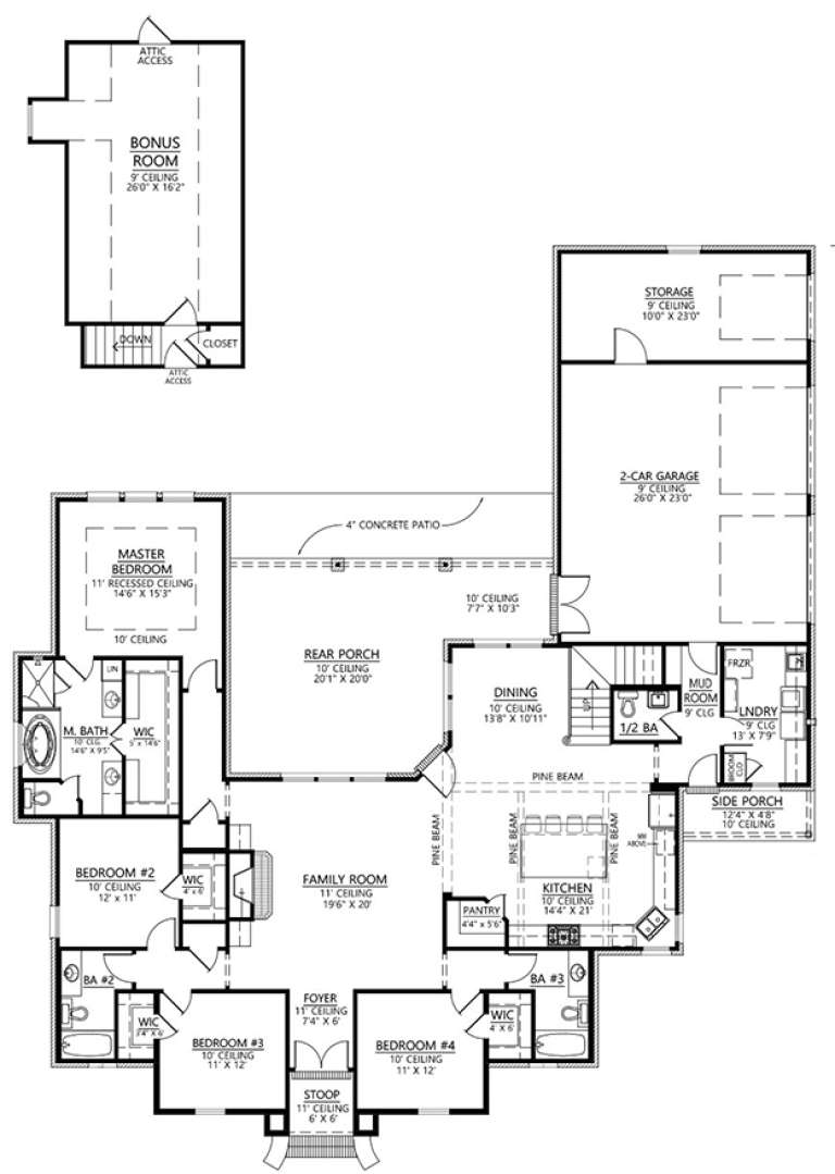 House Plan House Plan #18465 Drawing 1