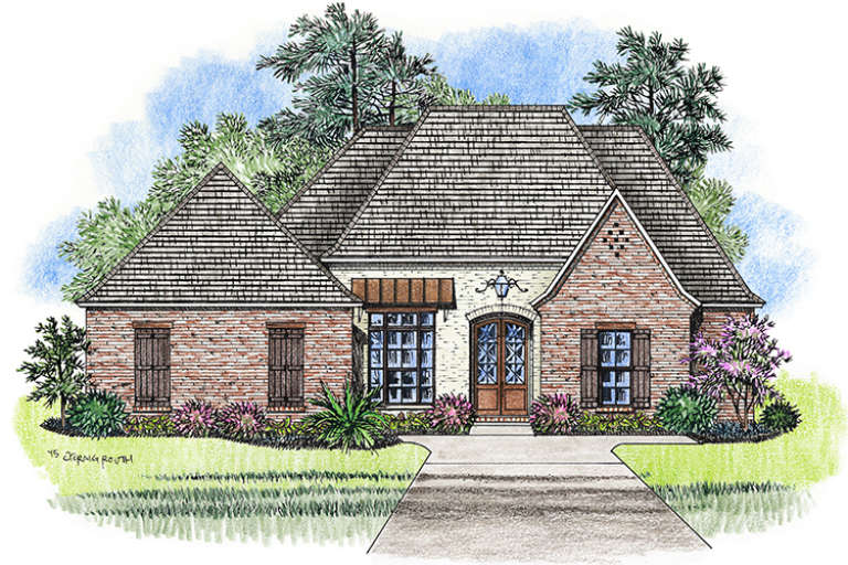 Southern House Plan #4534-00015 Elevation Photo