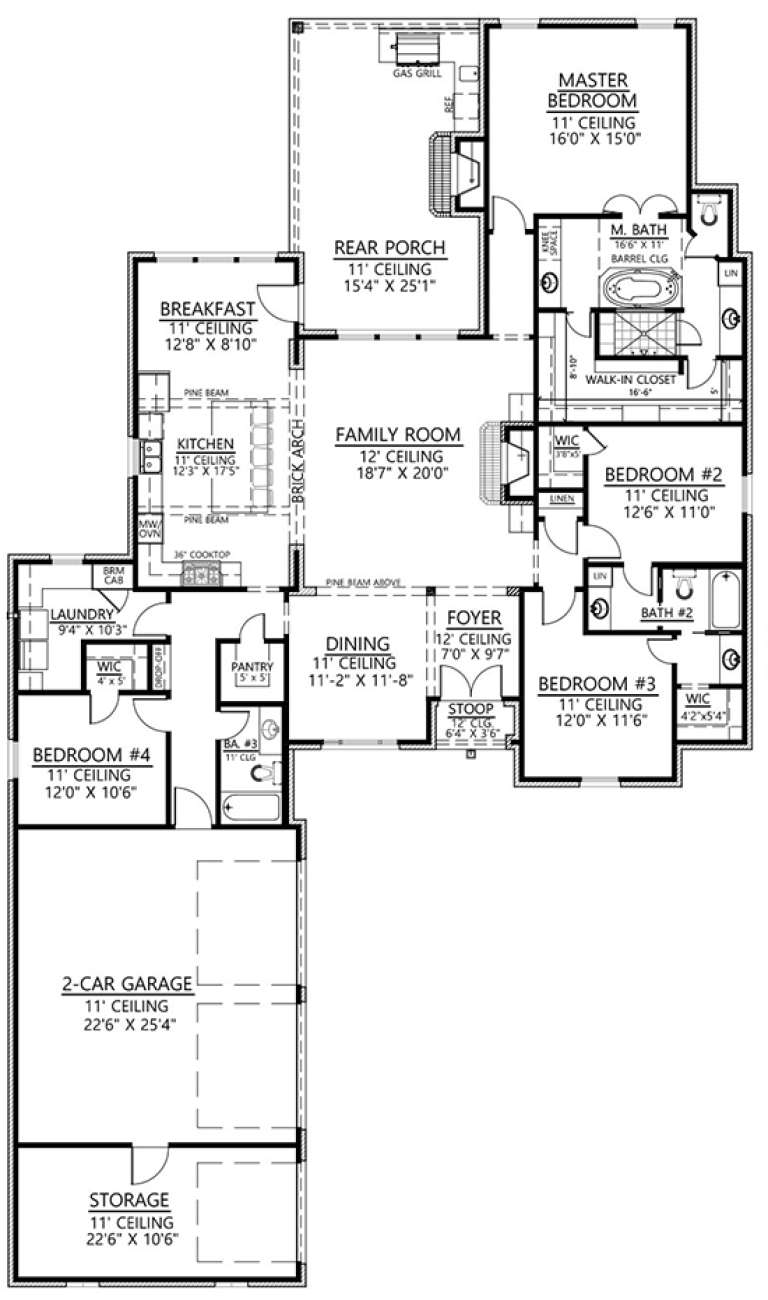 House Plan House Plan #18468 Drawing 1