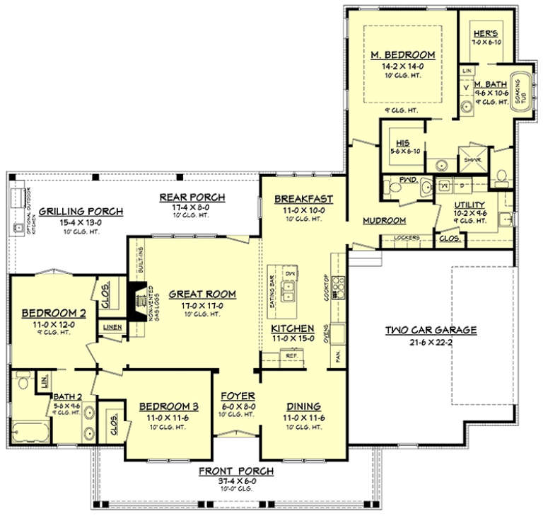 House Plan House Plan #18469 Drawing 1