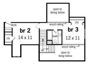 Floorplan 2 for House Plan #048-00120
