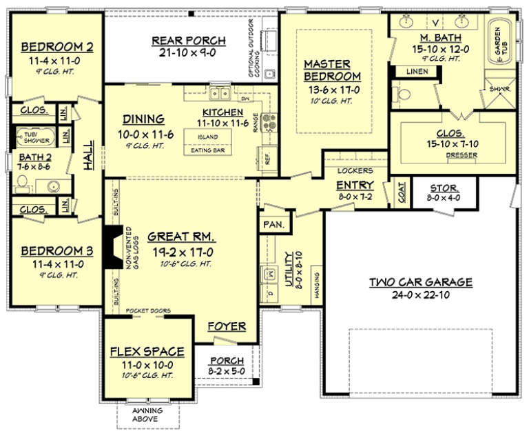 House Plan House Plan #18470 Drawing 1