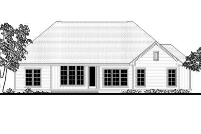 Ranch House Plan #041-00165 Elevation Photo