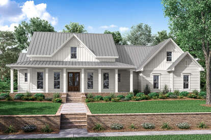 3 Bed, 2 Bath, 2282 Square Foot House Plan - #041-00166