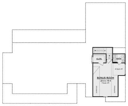 Second Floor for House Plan #041-00166