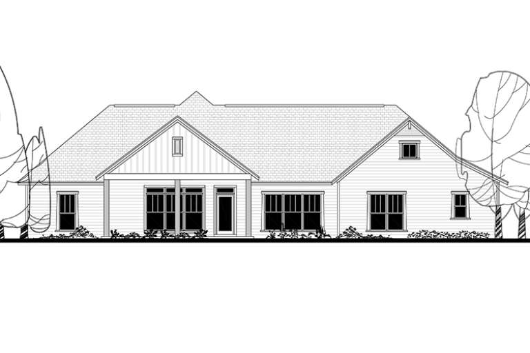 Craftsman House Plan #041-00167 Elevation Photo