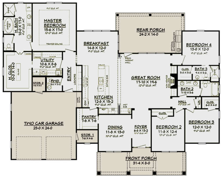 House Plan House Plan #18474 Drawing 1