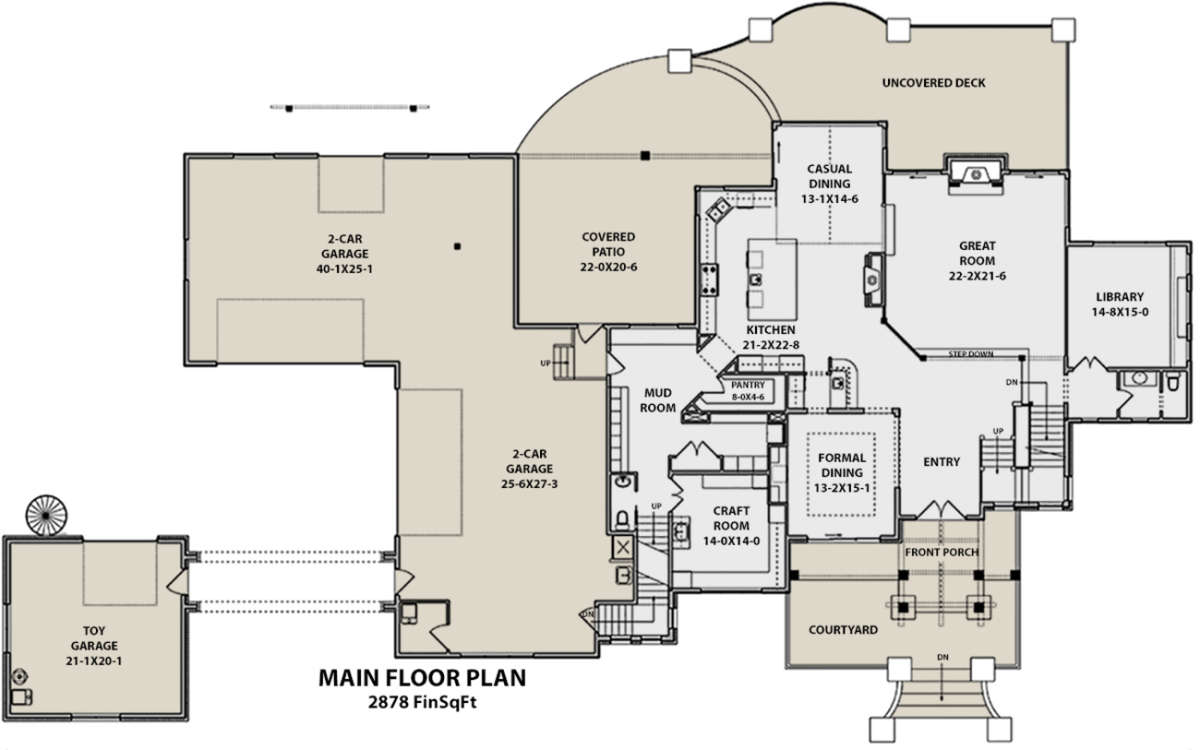 Main Floor for House Plan #5631-00072