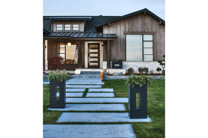 Modern House Plan #5631-00073 Elevation Photo