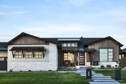 Modern House Plan #5631-00073 Elevation Photo