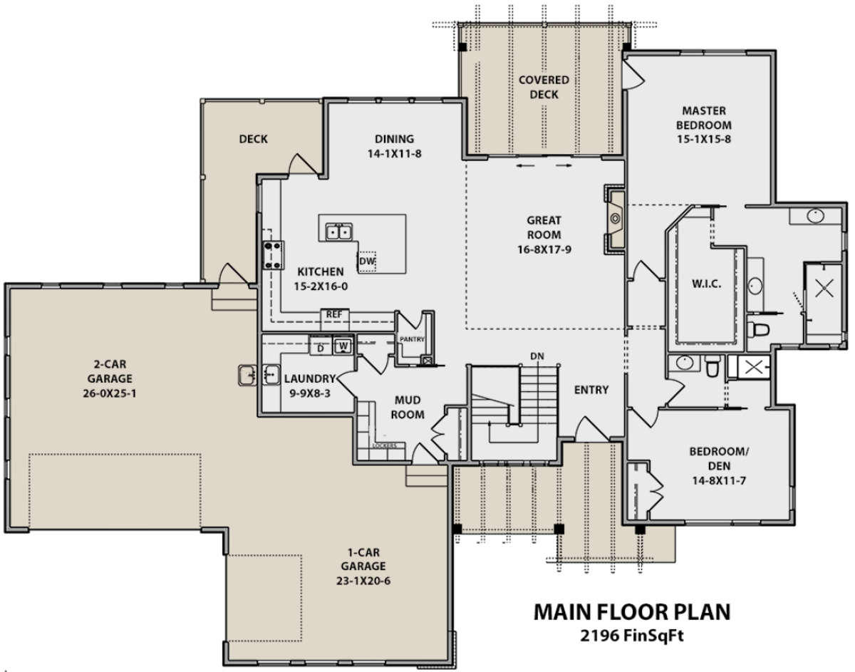Main Floor for House Plan #5631-00073