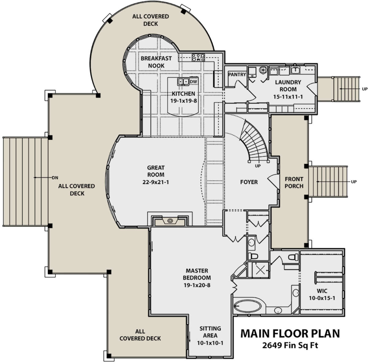 Main Floor for House Plan #5631-00074