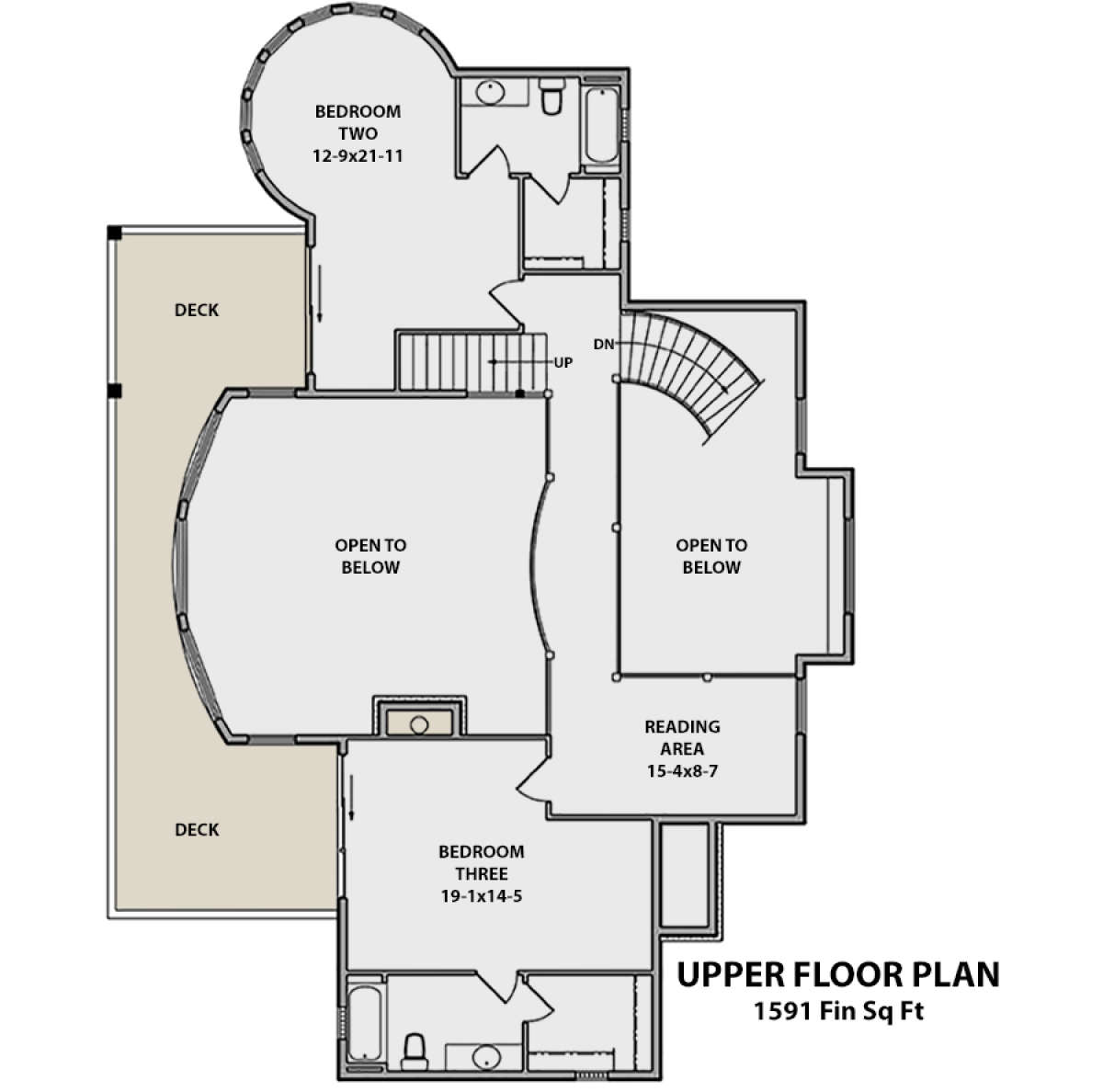 Second Floor for House Plan #5631-00074