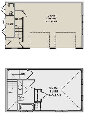 Garage/Guest Suite for House Plan #5631-00074