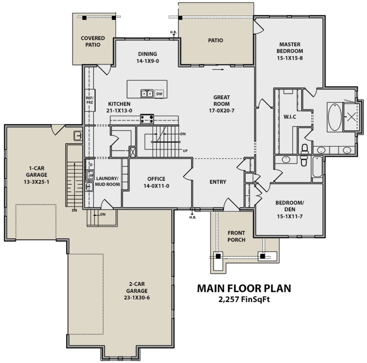 Main Floor for House Plan #5631-00075