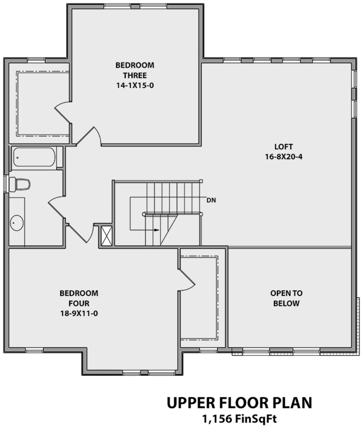 Second Floor for House Plan #5631-00075