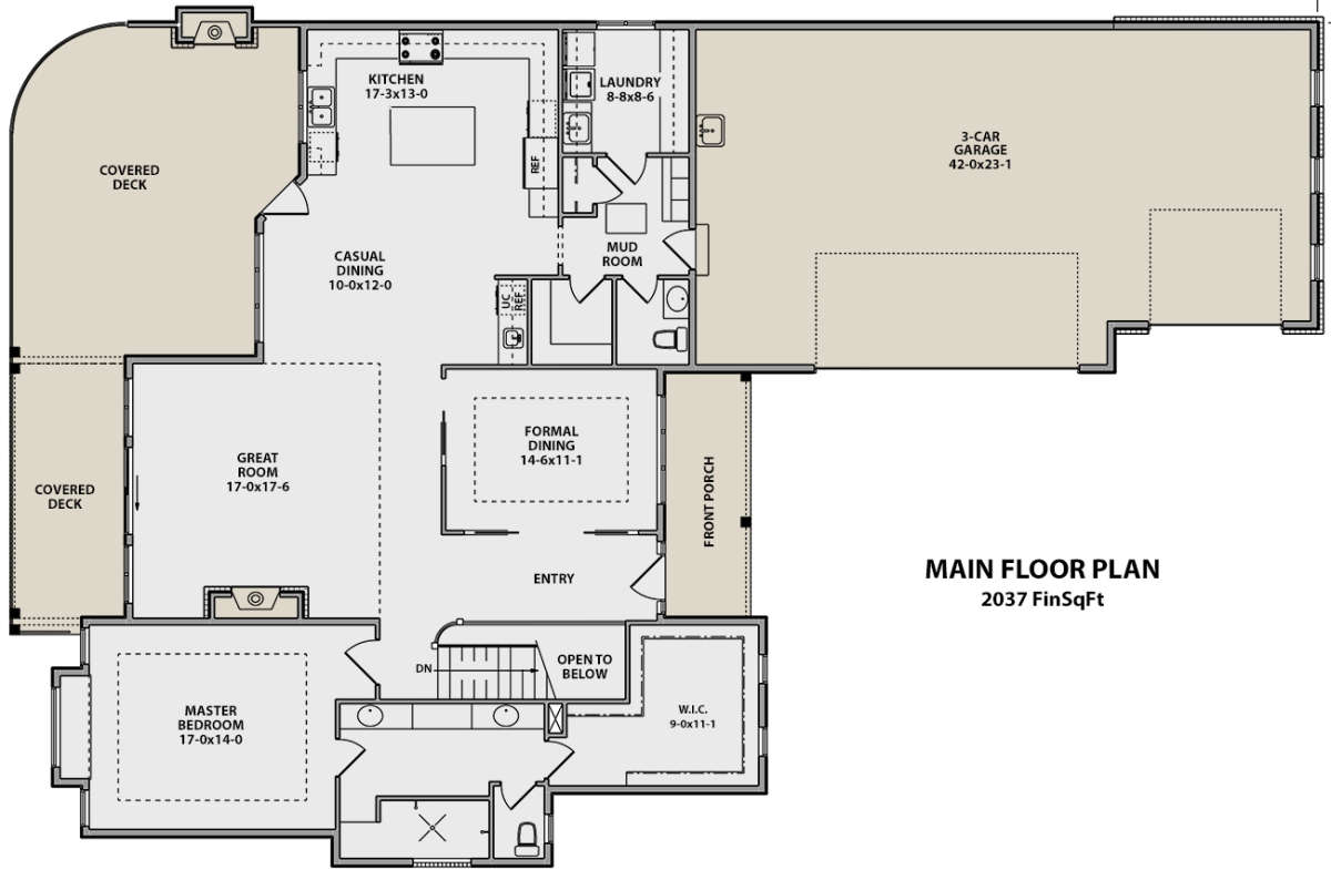Main Floor for House Plan #5631-00076