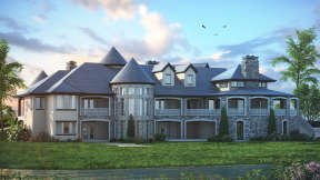 Luxury House Plan #5631-00077 Elevation Photo