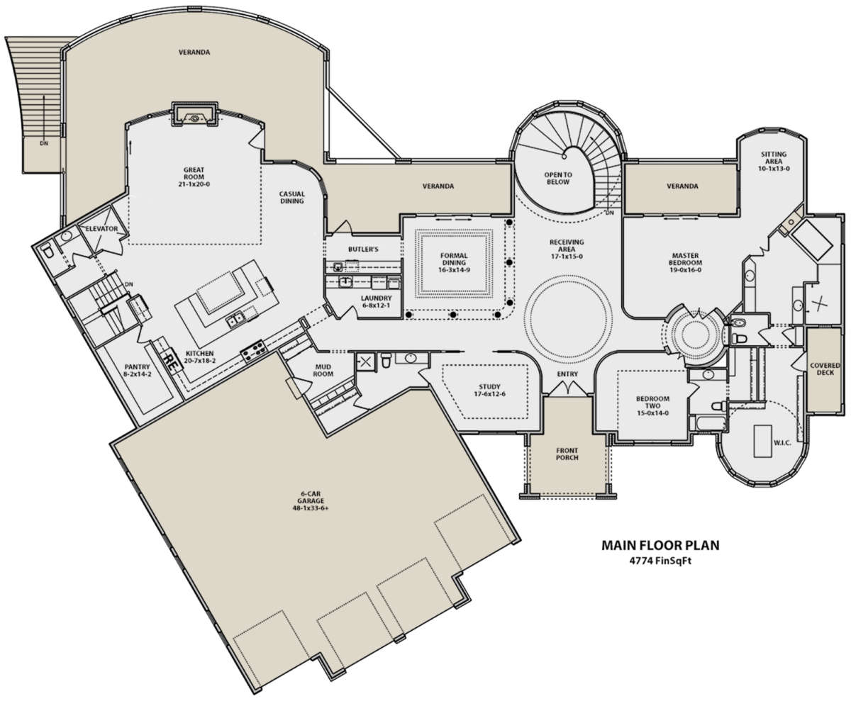 Main Floor for House Plan #5631-00077