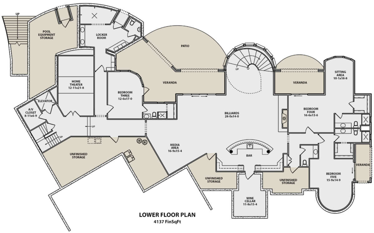 Basement  for House Plan #5631-00077