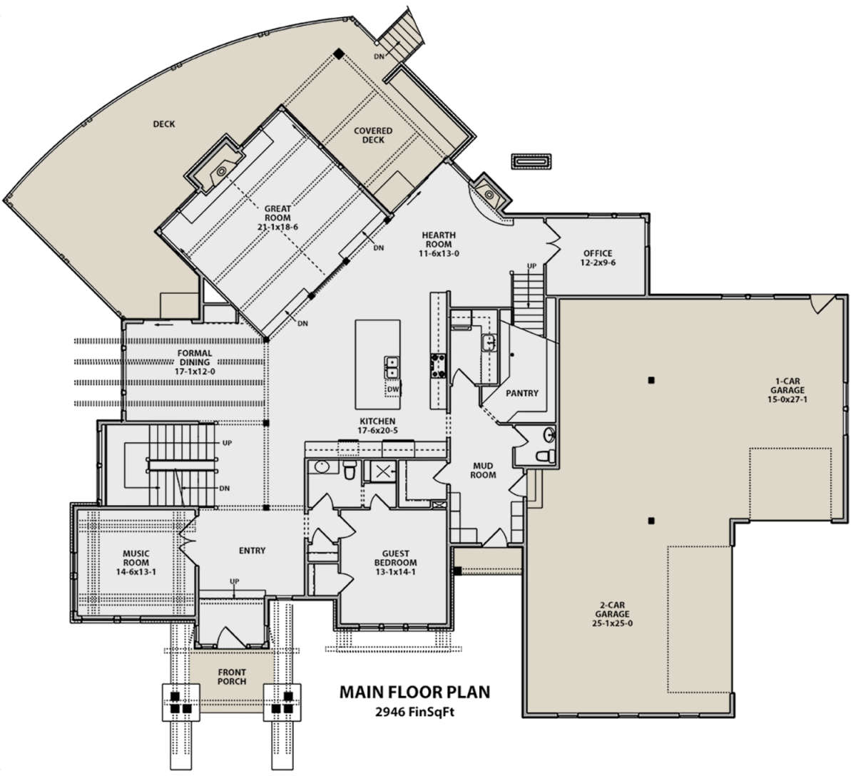 Main Floor for House Plan #5631-00078