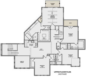 Second Floor for House Plan #5631-00078