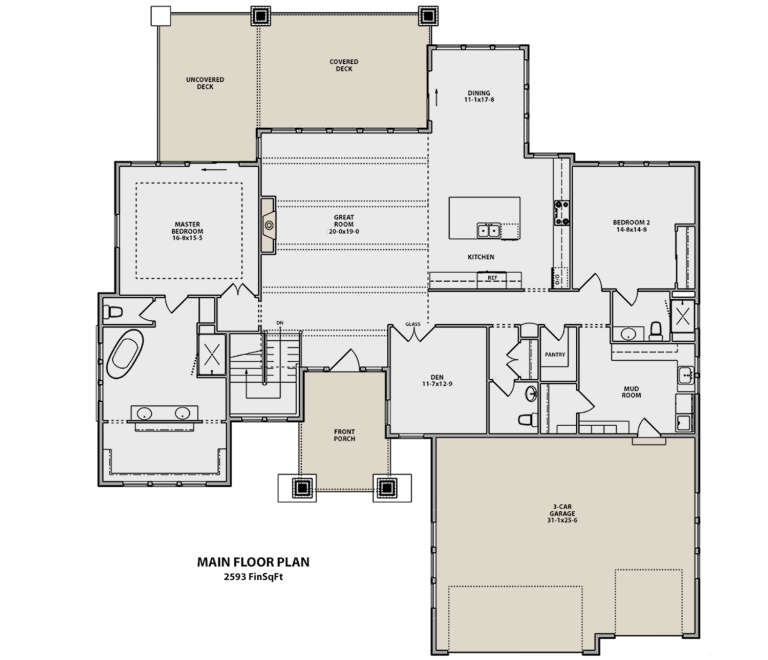 House Plan House Plan #18483 Drawing 1