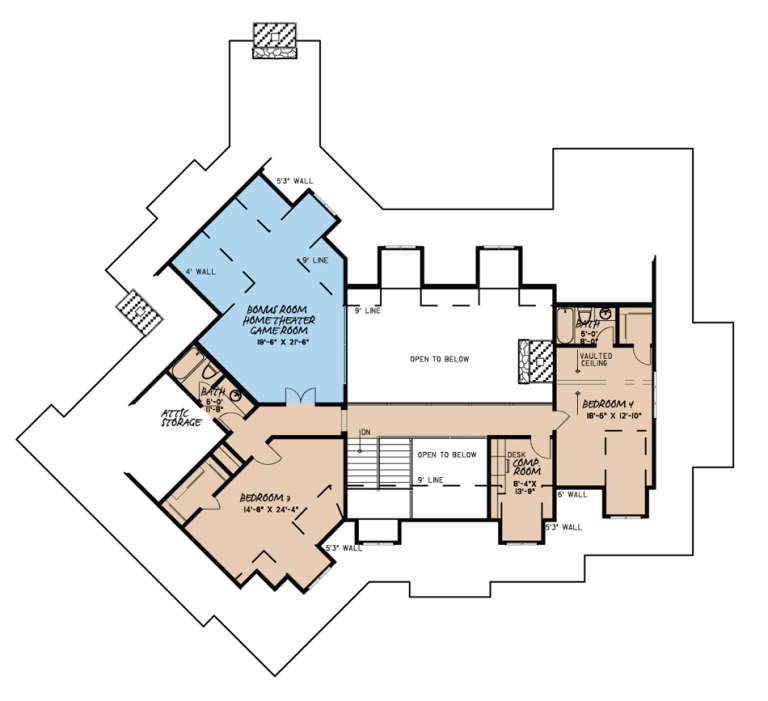 House Plan House Plan #18484 Drawing 2