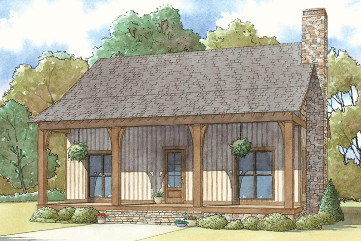 Cottage House Plan #8318-00037 Elevation Photo
