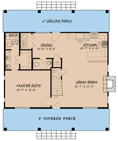 House Plan House Plan #18485 Drawing 1