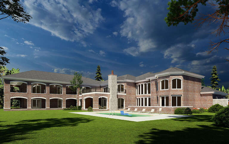 European House Plan #8318-00038 Elevation Photo