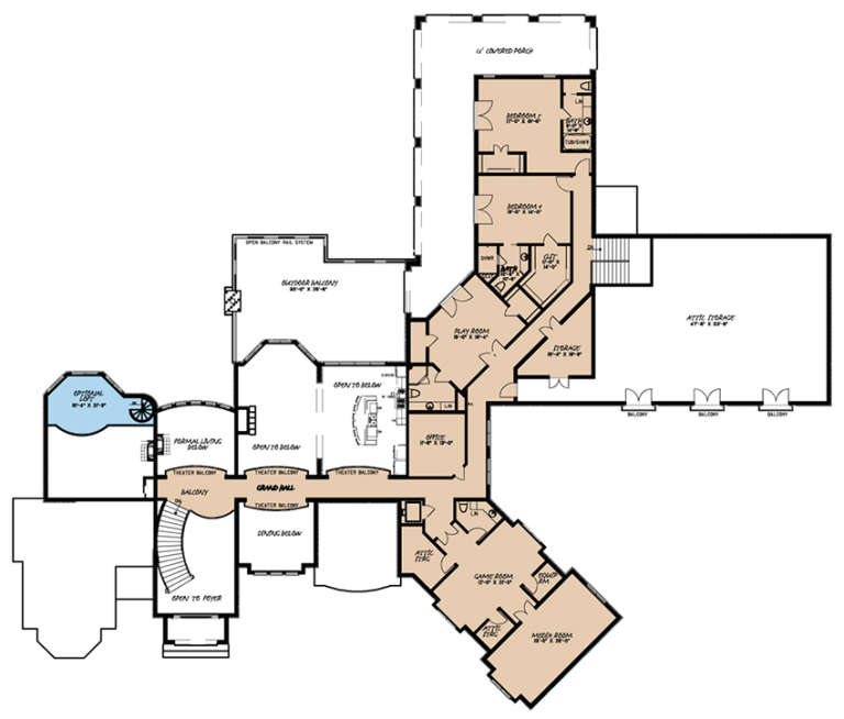 House Plan House Plan #18486 Drawing 2