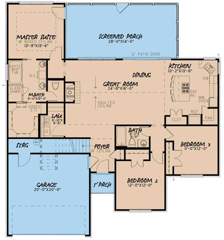 House Plan House Plan #18487 Drawing 1