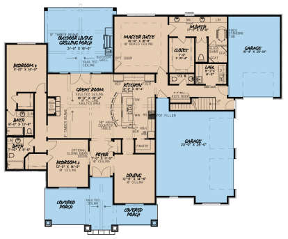 Main Floor  for House Plan #8318-00040
