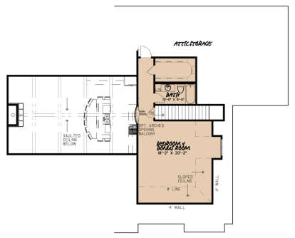 Second Floor for House Plan #8318-00040