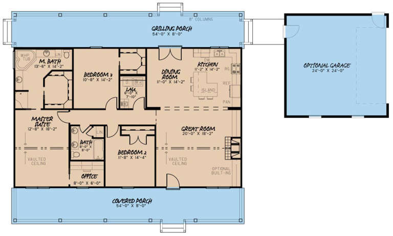 House Plan House Plan #18489 Drawing 1