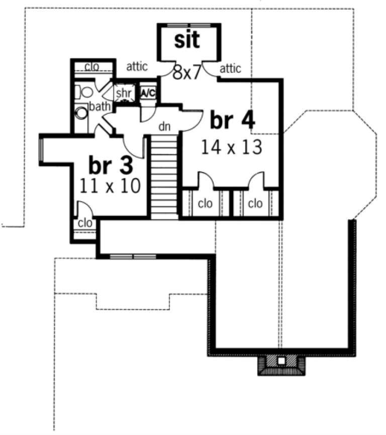House Plan House Plan #1849 Drawing 2