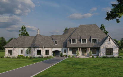 European House Plan #8318-00042 Elevation Photo