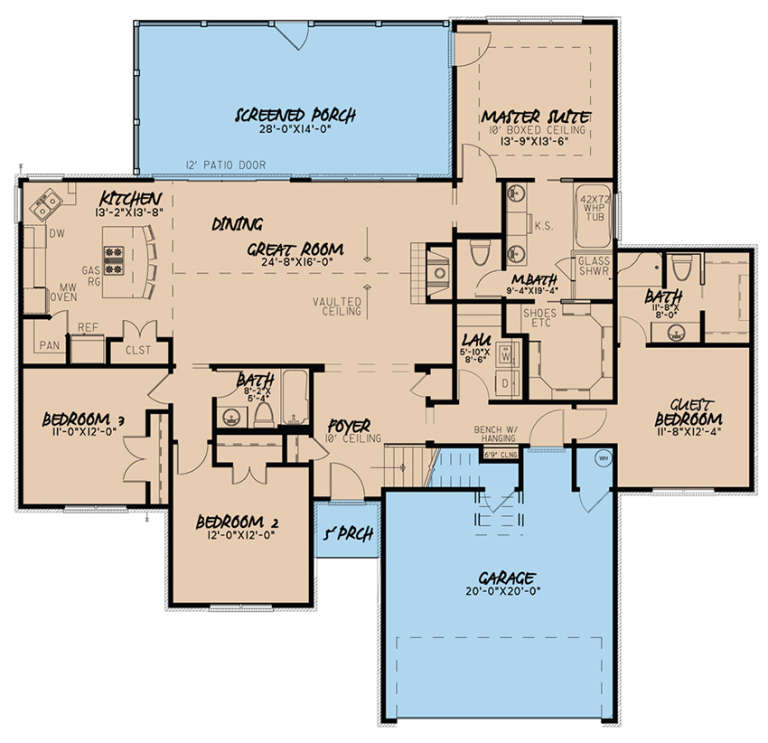 House Plan House Plan #18491 Drawing 1