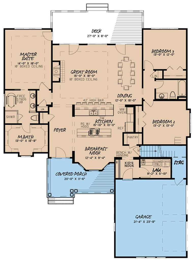 House Plan House Plan #18492 Drawing 1