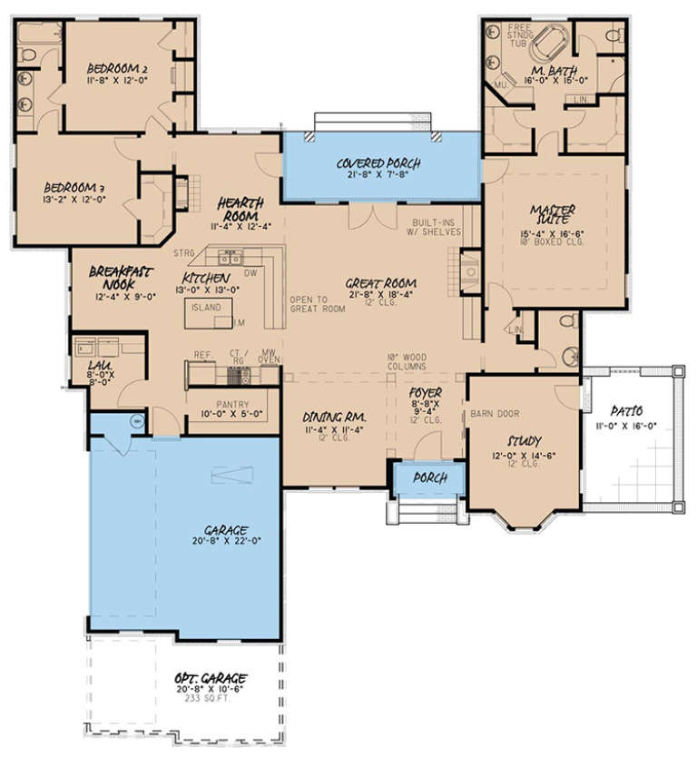 House Plan House Plan #18493 Drawing 1