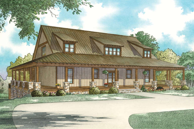 House Plan House Plan #18494 Front Elevation