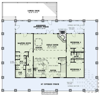 Main for House Plan #110-01049