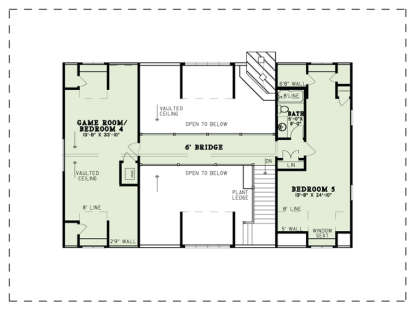 Second Floor for House Plan #110-01049