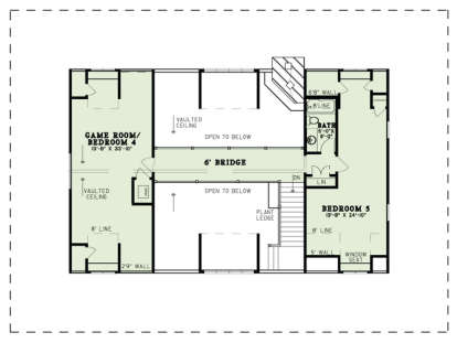 Upper for House Plan #110-01049
