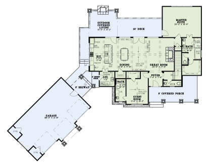 House Plan House Plan #18499 Drawing 1